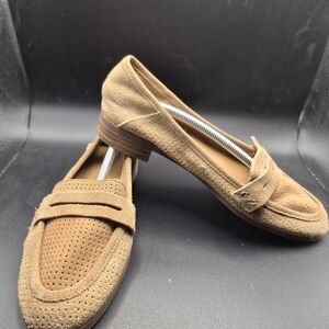 Lucky Brand Brown Suede Loafers for Women